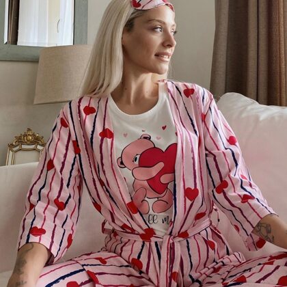 PE 007 Komplekts 3 daļas , izmēri no S līdz XL , 100% kokvilna , 20 eur