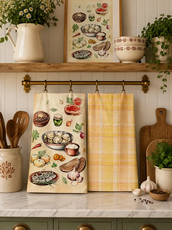 
Komplekts Nr.112 virtuves dvieļu komplekts/ 40x60 cm/100% kokvilna/cena 7 eur