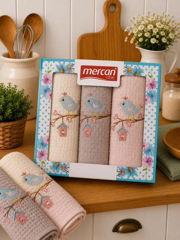 
Komplekts Nr.21&nbsp;3 gab.virtuves dvieļu komplekts/40x60 cm/100% kokvilna/9 eur