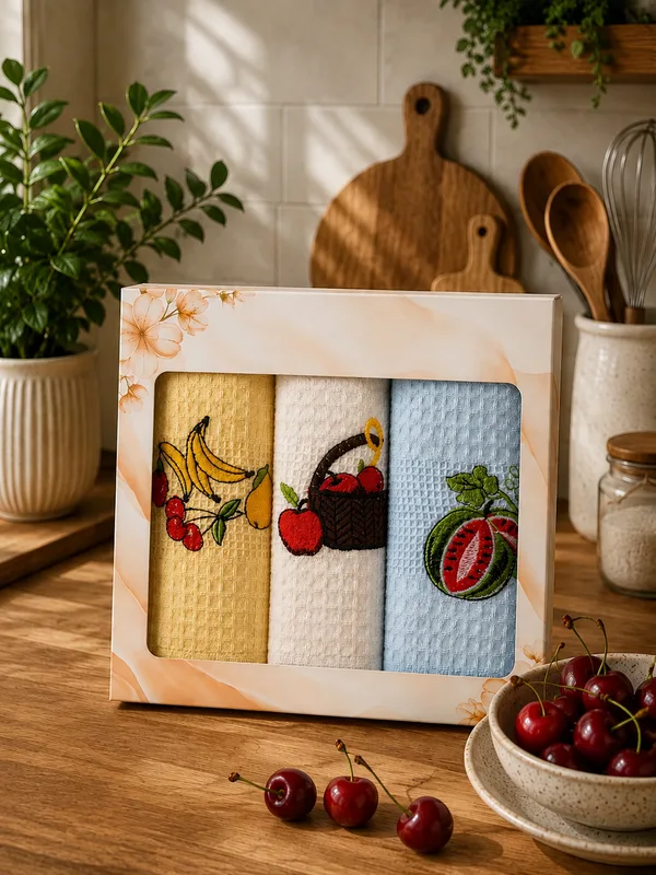 Komplekts NR 40
3 gab.virtuves dvieļu komplekts/40x60 cm/100% kokvilna/9 eur/

