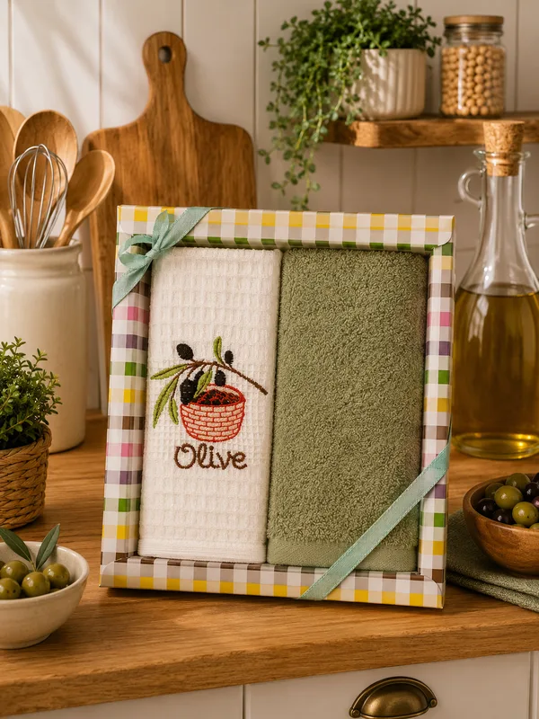 Komplekts Nr.332 gab.virtuves dvieļu komplekts/40x60 cm/100% kokvilna/7 eur/