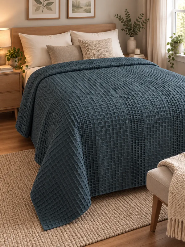 Kokvilnas pikē (var izmantot kā vasaras segu)/210x230 cm/100% kokvilna/ cena- 29 eur