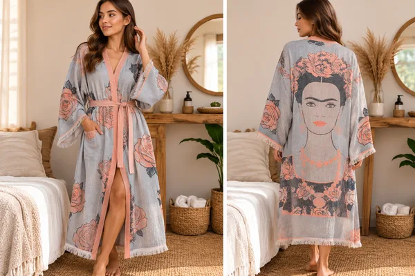 Halāts - One size( apkārtmērs 140 cm)/ 100% kokvilna/cena 48 eur