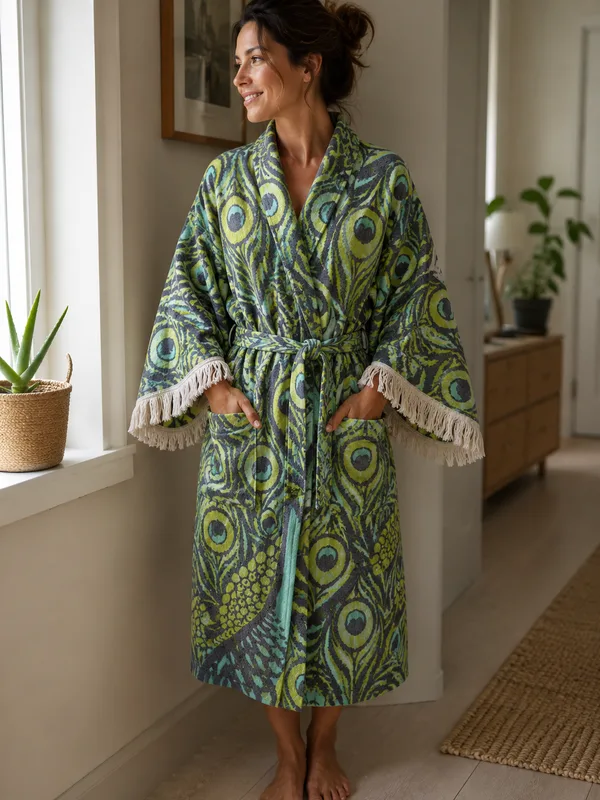 Muslīna halāts - XL izmērs( apkārtmērs 150 cm)/ 100% kokvilnacena 52 eur