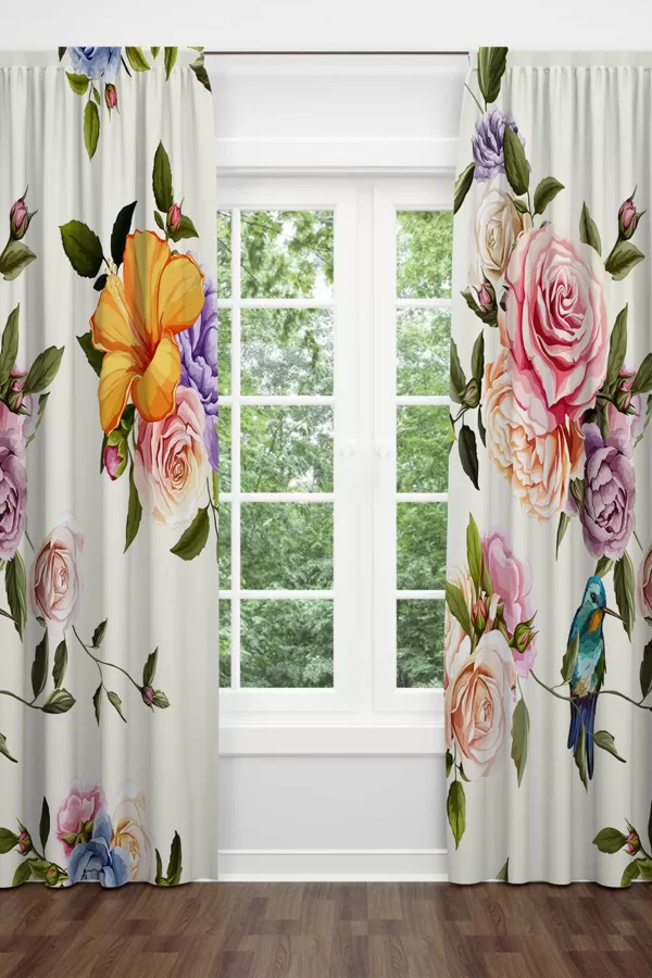 HF09 Fona aizkari 280x260 cm 2 gab , 70% poliesters 30% kokvilna , 45 eur