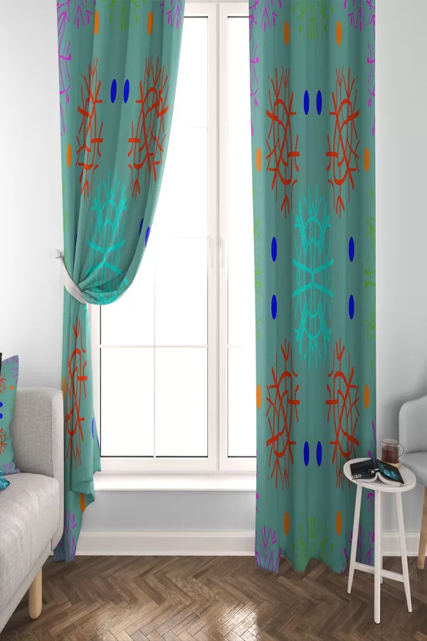 HF10 Fona aizkari 280x260 cm 2 gab , 70% poliesters 30% kokvilna , 45 eur