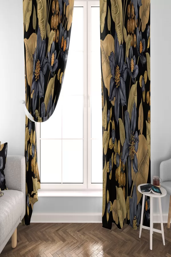 HF11 Fona aizkari 280x260 cm 2 gab , 70% poliesters 30% kokvilna , 45 eur