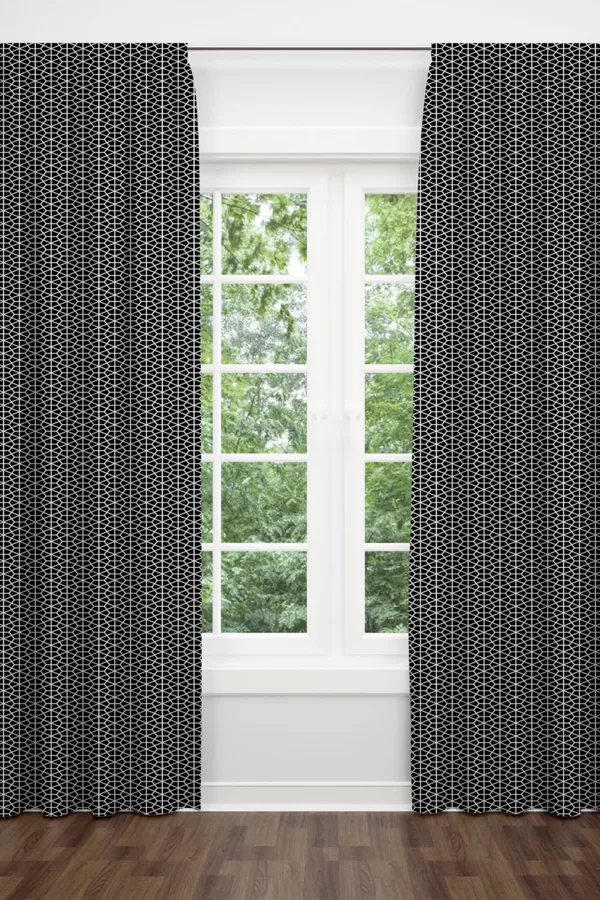 HF13 Fona aizkari 280x260 cm 2 gab , 70% poliesters 30% kokvilna , 45 eur