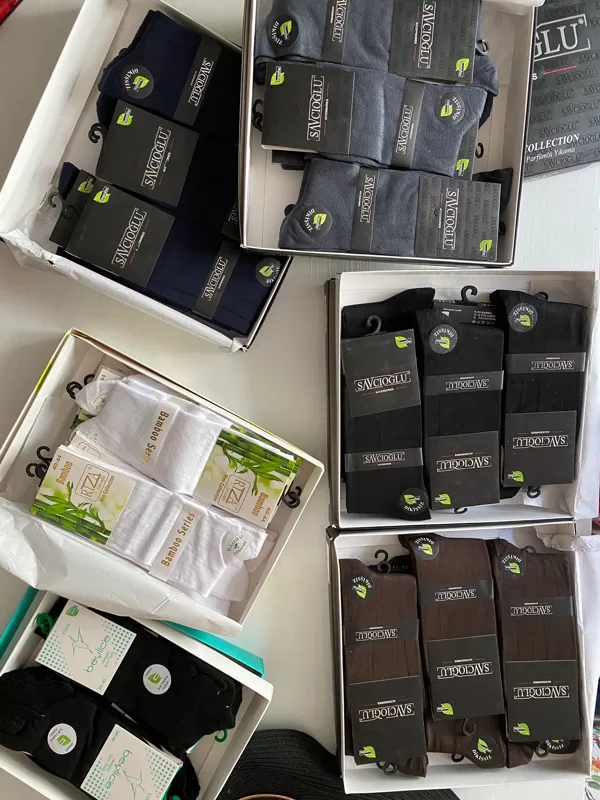 ZB 01 Vīriešu bambusa šķiedras zeķes 40-44 izm 6 pāri 10 eur